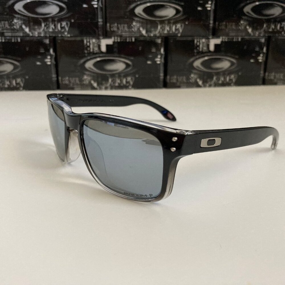 OO9102 Oakley Holbrook Dark Ink Fade Polished Frame Prizm Polarized - Picture 6 of 7
